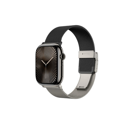Apple Watch 10 46mm Amazingthing Omni StyleFlip Metal Hasır Kordon