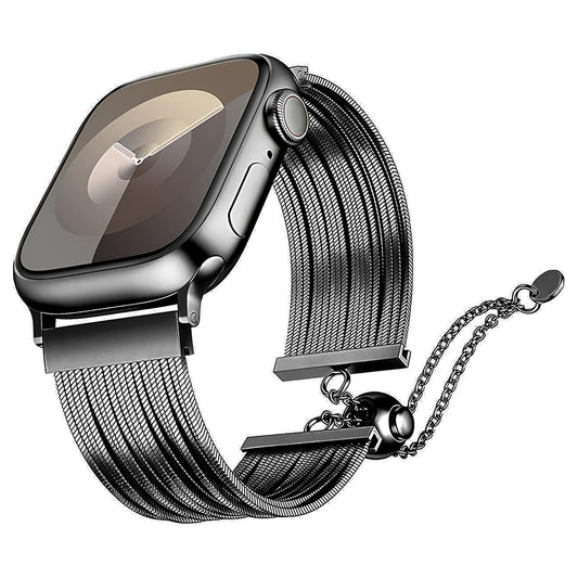 Apple Watch 38mm Zore KRD-137 Metal Hasır Kordon