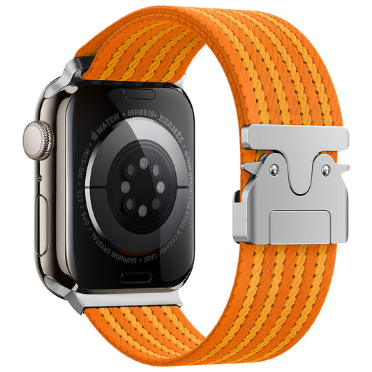 Apple Watch 42mm Zore KRD-133 Naylon Kumaş Hasır Örgülü Kordon