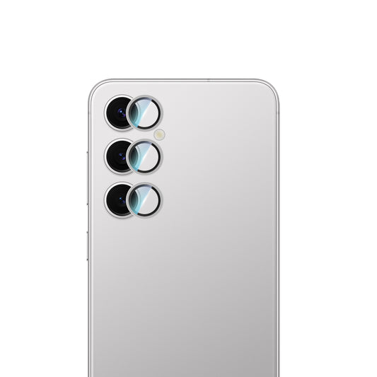 Galaxy S24 CaseWorld Alloy Serisi Oleofobik Anti Reflective Kamera Lens Koruyucu