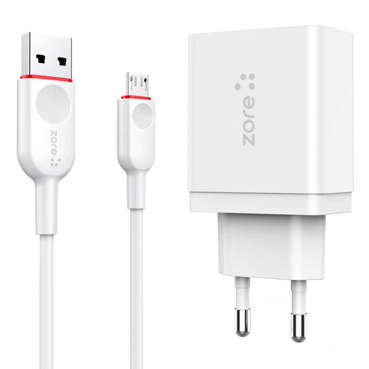 ?Zore XMac Serisi ZR-X2 Micro 2 in 1 Şarj Seti